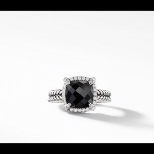 David Yurman Chatelaine Pave Bezel Ring